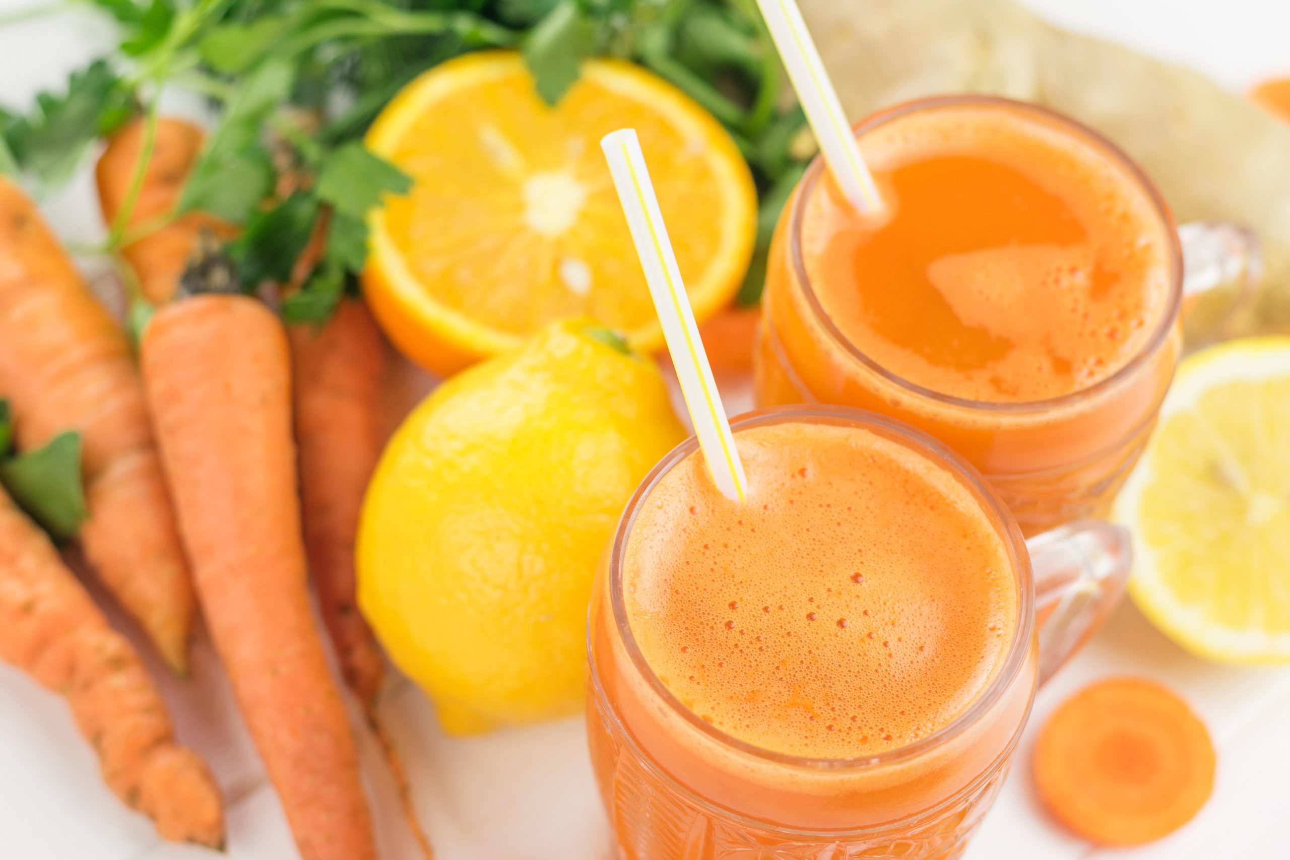 Carrot, Orange & Turmeric Energy Drink